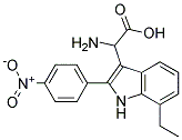 2-AMINO-2-(7-ETHYL-2-(4-NITROPHENYL)-1H-INDOL-3-YL)ACETIC ACID 结构式