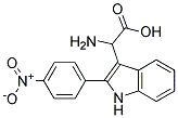 2-AMINO-2-(2-(4-NITROPHENYL)-1H-INDOL-3-YL)ACETIC ACID 结构式