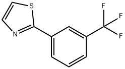 2-[3-(TRIFLUOROMETHYL)PHENYL]-1,3-THIAZOLE- 结构式