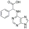 2-(9H-PURIN-6-YLAMINO)-2-PHENYLACETIC ACID 结构式