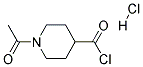 1-ACETYLPIPERIDINE-4-CARBONYL CHLORIDE HYDROCHLORIDE 结构式