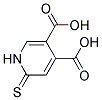 1,6-Dihydro-6-thioxo-3,4-pyridinedicarboxylic acid 结构式
