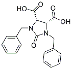 1,3-DIBENZYL-2-IMIDAZOLIDONE-CIS-4,5-DICARBOCYLIC ACID 结构式