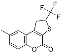 1,2-DIHYDRO-8-METHYL-2-TRIFLUOROMETHYL-4H-THIENO-[2,3-C]-CHROMEN-4-ONE 结构式