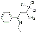 1,1,1-TRICHLORO-4-ISOPROPYLIMINO-4-PHENYLBUT-2-EN-2-AMINE 结构式