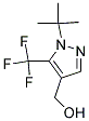 (1-叔丁基-5-三氟甲基-1H-吡唑-4-基)甲醇 结构式