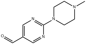2-(4-甲基哌嗪-1-基)嘧啶-5-甲醛 结构式