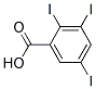 2.3.5-TRIIODOBENZOIC ACID SOLUTION 100UG/ML IN MTBE 1ML 结构式