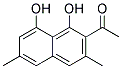 1-(1,8-DIHYDROXY-3,6-DIMETHYL-2-NAPHTHYL)ETHAN-1-ONE, 95+% 结构式