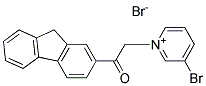 2-(3-Bromo-1-pyridiniumyl)-1-(9H-2-fluorenyl)-1-ethanone bromide, tech 结构式