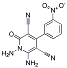 1,6-DIAMINO-4-(3-NITROPHENYL)-2-OXO-1,2-DIHYDROPYRIDINE-3,5-DICARBONITRILE, TECH 结构式