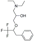 1-(1-BENZYL-2,2,2-TRIFLUOROETHOXY)-3-(DIETHYLAMINO)PROPAN-2-OL, TECH 结构式