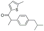 2-(4-ISOBUTYLPHENYL)-1-(5-METHYL-2-THIENYL)PROPAN-1-ONE, TECH 结构式