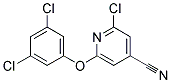 2-CHLORO-6-(3,5-DICHLOROPHENOXY)ISONICOTINONITRILE, TECH 结构式