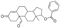 10-FORMYL-13-METHYL-3-OXO-2,3,6,7,8,9,10,11,12,13,14,15,16,17-TETRADECAHYDR O-1H-CYCLOPENTA[A]PHENANTHREN-17-YL BENZOATE 结构式