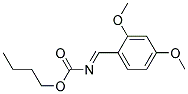 (2,4-DIMETHOXY-BENZYLIDENE)-CARBAMIC ACIDBUTYL ESTER 结构式