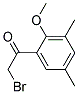 2-BROMO-1-(2-METHOXY-3,5-DIMETHYLPHENYL)ETHANONE 结构式