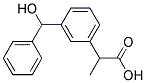 2-[3-(alpha-Hydroxybenzyl)phenyl]propanoic acid 结构式