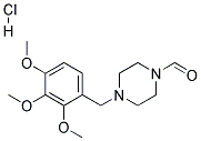 1-FORMYL-4-(2,3,4-TRIMETHOXYBENZYL)PIPERAZINE HYDROCHLORIDE 结构式