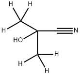 2-CYANO-2-PROPANOL-1,1,1,3,3,3-D6 结构式