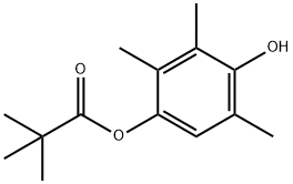 1-PIVALOYL-2,3,5-TRIMETHYLHYDROQUINONE 结构式