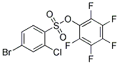 2,3,4,5,6-PENTAFLUOROPHENYL 4-BROMO-2-CHLOROBENZENESULPHONATE 结构式