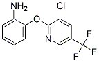 2-[3-CHLORO-5-(TRIFLUOROMETHYL)PYRID-2-YLOXY]ANILIN 结构式