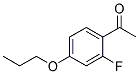 2'-FLUORO-4'-PROPOXYACETOPHENON 结构式