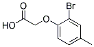 2-(2-Bromo-4-methylphenoxy)acetic acid 结构式