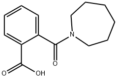 2-(1-AZEPANYLCARBONYL)BENZOIC ACID 结构式