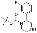 2-(3-FLUORO-PHENYL)-PIPERAZINE-1-CARBOXYLIC ACID TERT-BUTYL ESTER 结构式