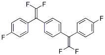 1,4-Bis[1-(4-fluorophenyl)-2,2-difluoroeth-1-enyl]benzene 结构式