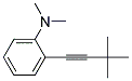 [2-(3,3-DIMETHYL-BUT-1-YNYL)-PHENYL]-DIMETHYL-AMINE 结构式