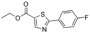 2-(4-FLUORO-PHENYL)-THIAZOLE-5-CARBOXYLIC ACID ETHYL ESTER 结构式