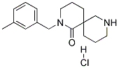 2-(3-METHYLBENZYL)-2,8-DIAZASPIRO[5.5]UNDECAN-1-ONE HYDROCHLORIDE 结构式