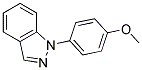 1-(4-METHOXY-PHENYL)-1H-INDAZOLE 结构式