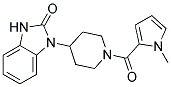 1-(1-[(1-METHYL-1H-PYRROL-2-YL)CARBONYL]PIPERIDIN-4-YL)-1,3-DIHYDRO-2H-BENZIMIDAZOL-2-ONE 结构式