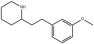2-[2-(3-METHOXY-PHENYL)-ETHYL]-PIPERIDINE 结构式