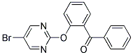 (2-[(5-Bromopyrimidin-2-yl)oxy]phenyl)(phenyl)methanone 结构式