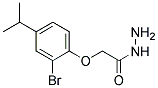 (2-BROMO-4-ISOPROPYL-PHENOXY)-ACETIC ACID HYDRAZIDE 结构式