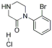 1-(2-BROMOPHENYL) PIPERAZIN-2-ONE HYDROCHLORIDE 结构式