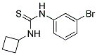 1-(3-BROMOPHENYL)-3-CYCLOBUTYL-THIOUREA 结构式