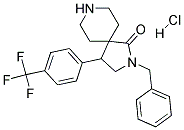 2-BENZYL-4-(4-(TRIFLUOROMETHYL)PHENYL)-2,8-DIAZASPIRO[4.5]DECAN-1-ONE HYDROCHLORIDE 结构式