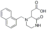 (1-NAPHTHALEN-1-YLMETHYL-3-OXO-PIPERAZIN-2-YL)-ACETIC ACID 结构式