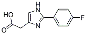 [2-(4-FLUORO-PHENYL)-1H-IMIDAZOL-4-YL]-ACETIC ACID 结构式