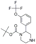 2-(3-TRIFLUOROMETHOXY-PHENYL)-PIPERAZINE-1-CARBOXYLIC ACID TERT-BUTYL ESTER 结构式