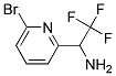 [1-(6-BROMOPYRIDIN-2-YL)-2,2,2-TRIFLUOROETHYL]AMINE 结构式