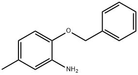 2-苄氧基-5-甲基苯胺 结构式