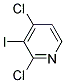 2,4-DICHLORO-3-IODO-PYRIDINE 结构式