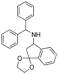 1,1-(ETHYLENEDIOXY)-3-(ALPHA-PHENYL-BENZYLAMINO)INDAN 结构式